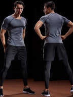 FlexCore Compression Tee: Elevate Your Workout Experience - FitZone360