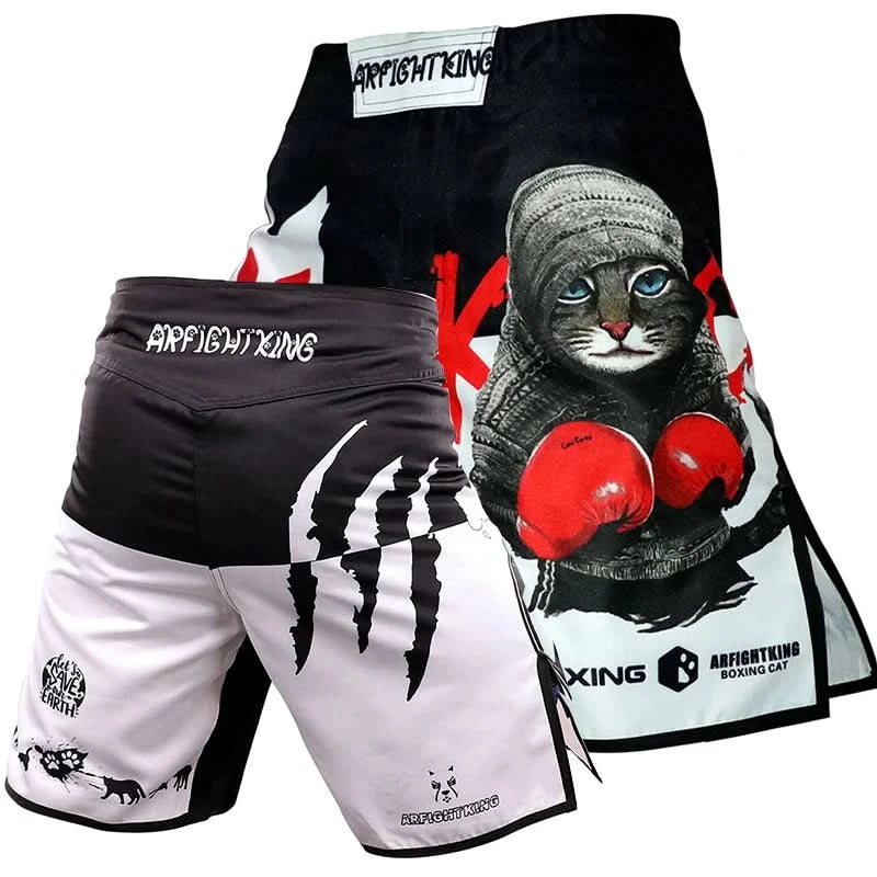 DOMINATE THE CAGE: Pro-Grade MMA Fight Shorts for Champions - FitZone360