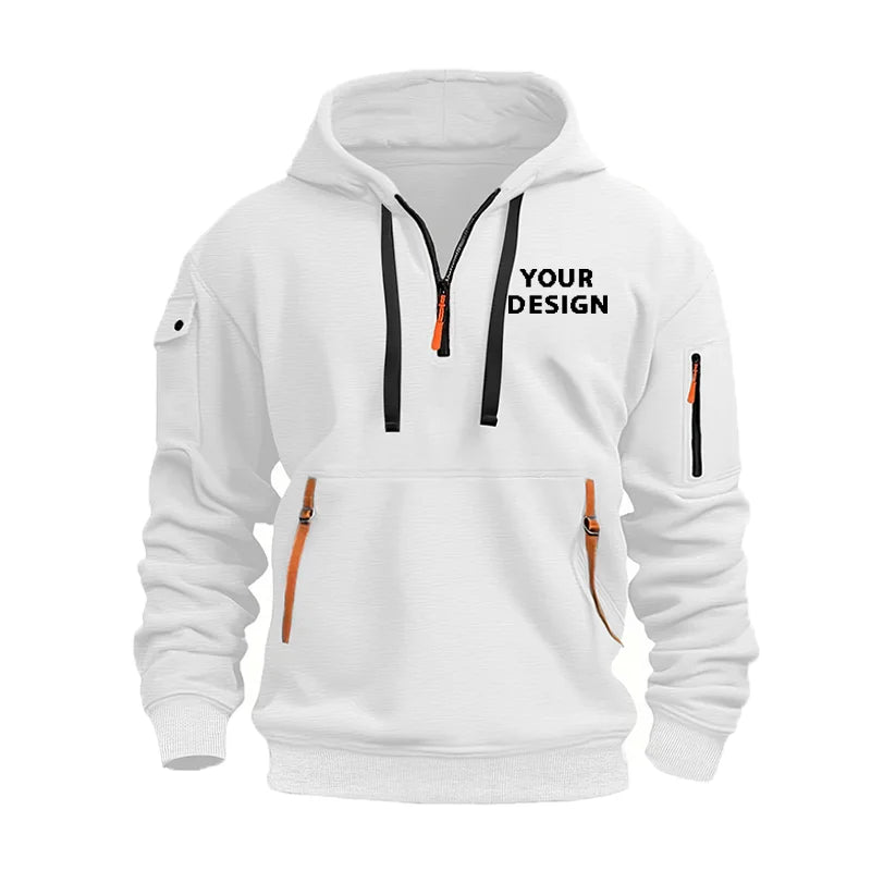 Custom Logo Tactical Hoodie – Personalized Gym, Boxing & Team Hoodie