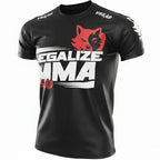 Fashion Muay Thai Sports T-Shirt | Lightweight, Breathable Fitness & Combat Training Tee - FitZone360