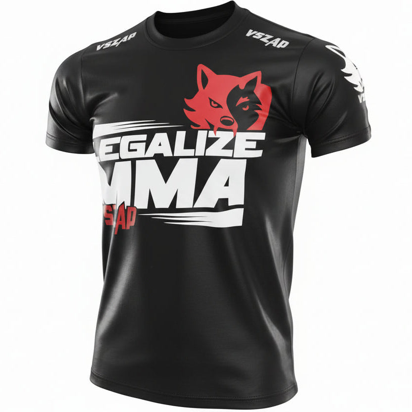 Fashion Muay Thai Sports T-Shirt | Lightweight, Breathable Fitness & Combat Training Tee