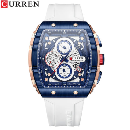 Top Brand Men's Watches | Luxury Square Quartz Wristwatch - FitZone360