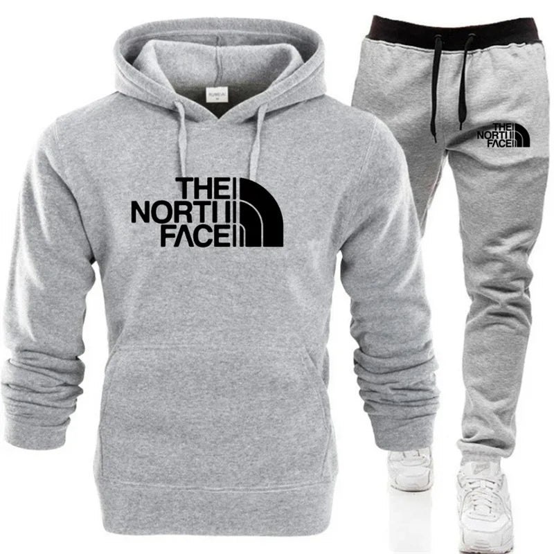 The North Face Tracksuit Set – Hooded Sweatshirt & Jogging Pants for Men & Women