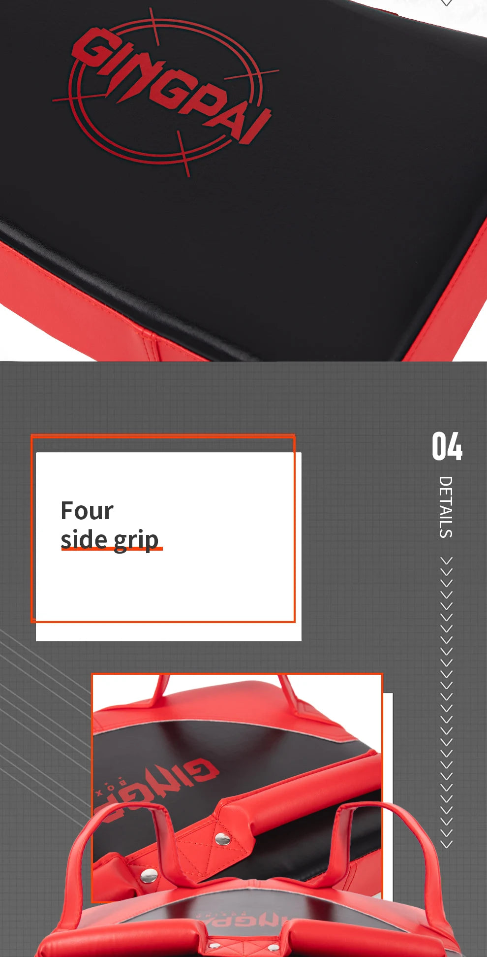 Heavy-Duty Kickboxing & Martial Arts Strike Shield | Kicking Pad for Training - FitZone360