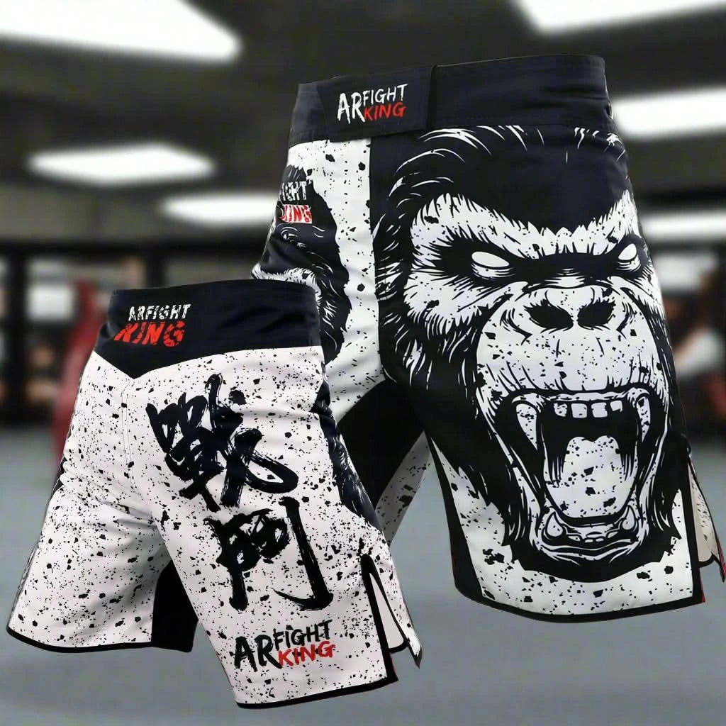 DOMINATE THE CAGE | Pro-Grade MMA Fight Shorts for Champions - FitZone360