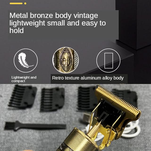 Professional Cordless Hair & Beard Trimmer for Men | Precision Grooming Tool - FitZone360