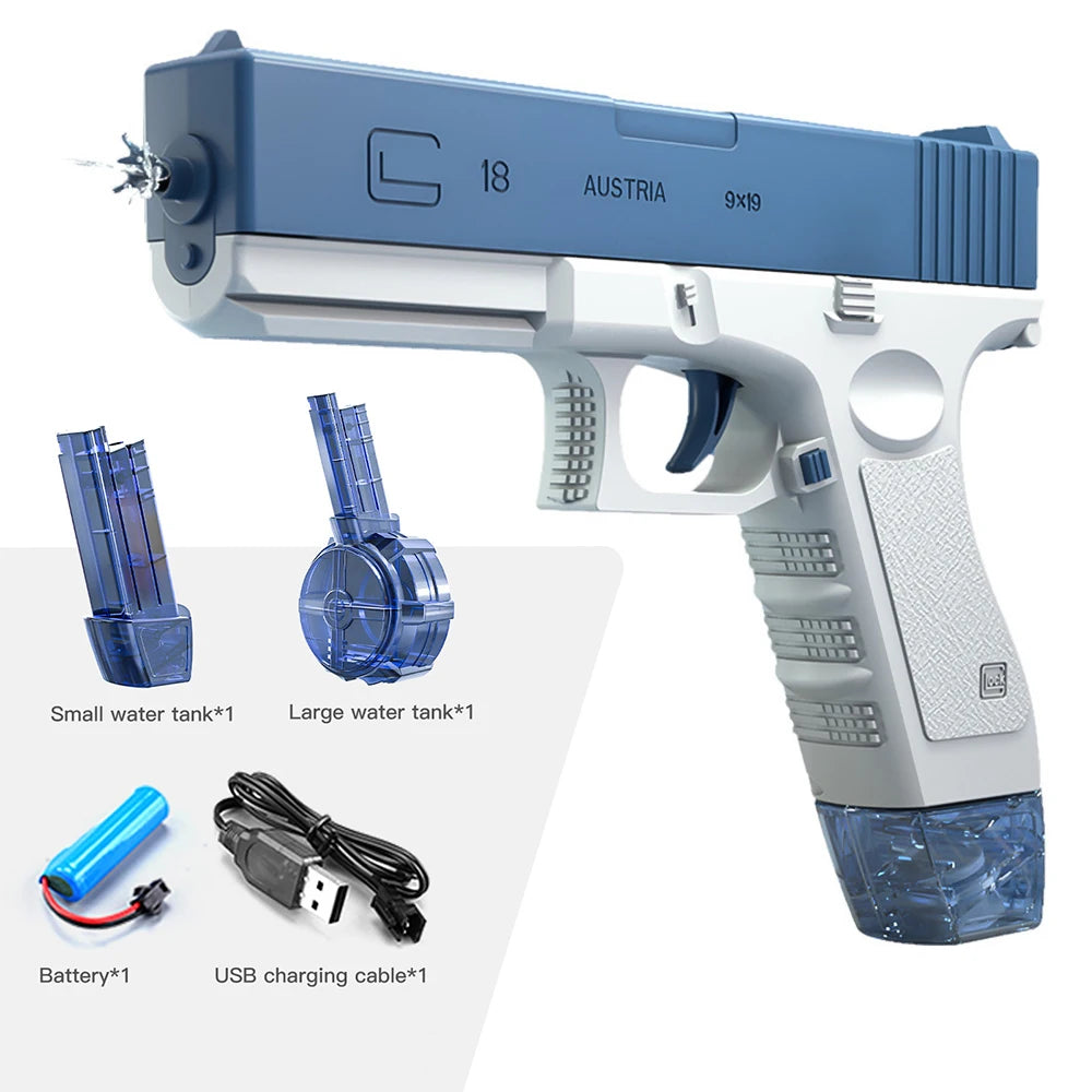 M416 Electric Water Gun Toy – Full-Auto Summer Splash Blaster for All Ages! - FitZone360