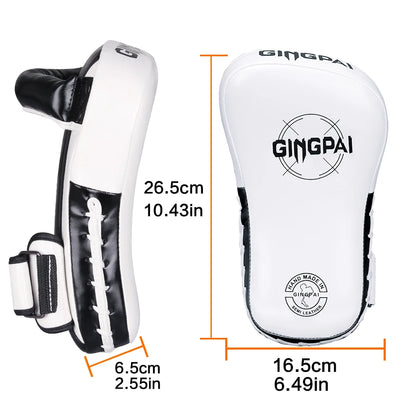 Muay Thai Pads | Kickboxing & MMA Striking Training | Single Arm Strap - FitZone360