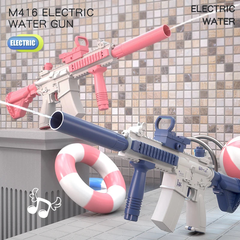 M416 Electric Water Gun Toy – Full-Auto Summer Splash Blaster for All Ages! - FitZone360