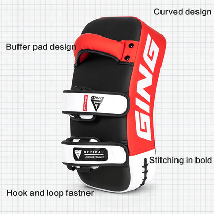 Professional Muay Thai MMA Thai Pad | Thai MMA Shin Kicks, Elbows, Punching and Knees - FitZone360