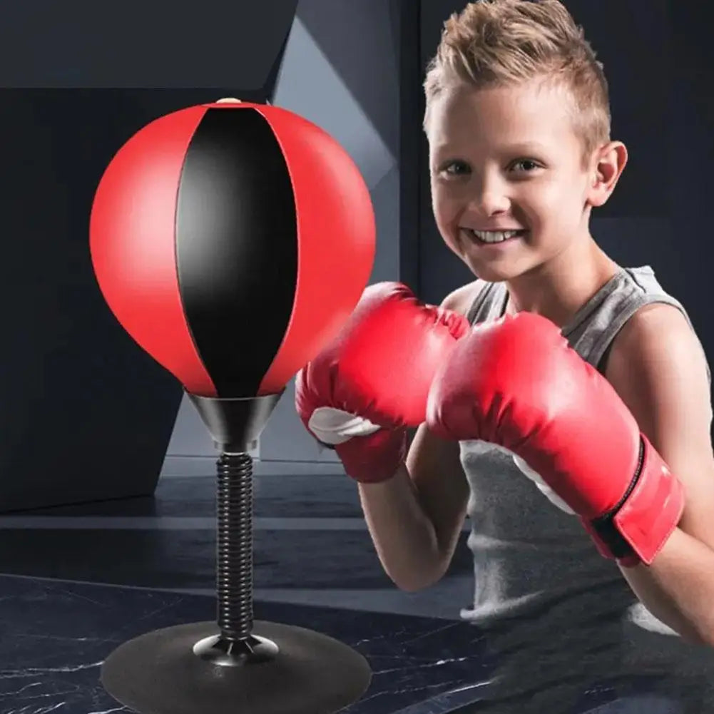 Desktop Boxing Speed Ball Punching Bag Stress Buster. - FitZone360