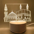 Gold Moon & Star Night Light | Decorative USB Lamp for Festivals or Home Décor - FitZone360