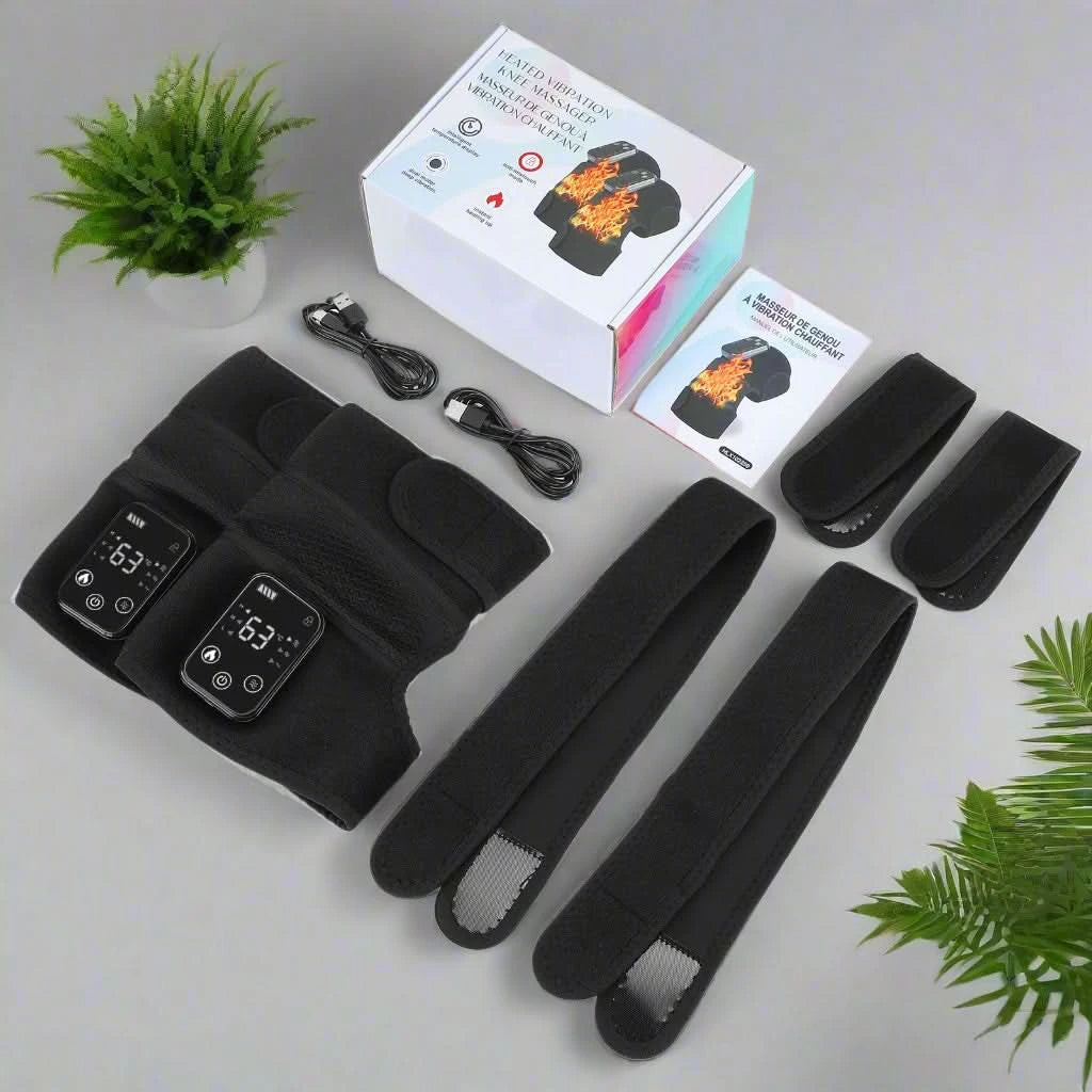Electric Heating Vibration Massager for Knee's/Arthritis and Pain Relief - FitZone360
