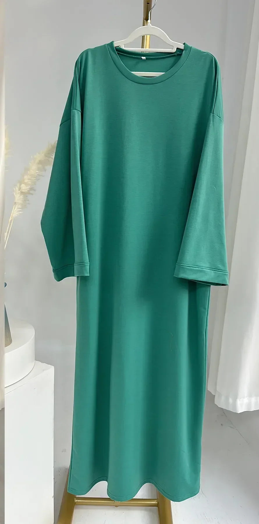 Casual Muslim Abaya Sweatshirt Dress for Women | Modest Daily Wear