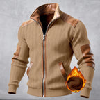 Men's Windproof Sports Jacket – Warm Zip-Up Casual Coat for Spring & Autumn