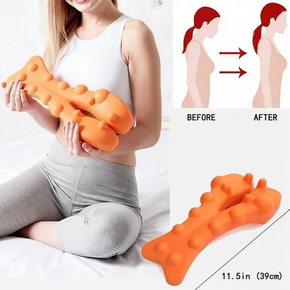 Cervical Massager | Neck Discomfort Relief, Posture Corrector | Deep Tissue Relaxation - FitZone360