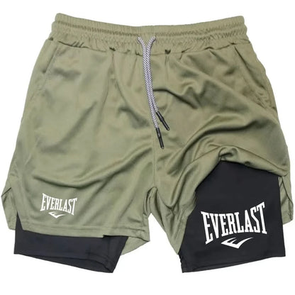 Everlast 2-Layer Compression Training Shorts | Boxing, MMA & Muay Thai - FitZone360