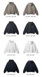 Fleece Hooded Sweatshirt | Unisex Oversized Winter Hoodie Pullover - FitZone360