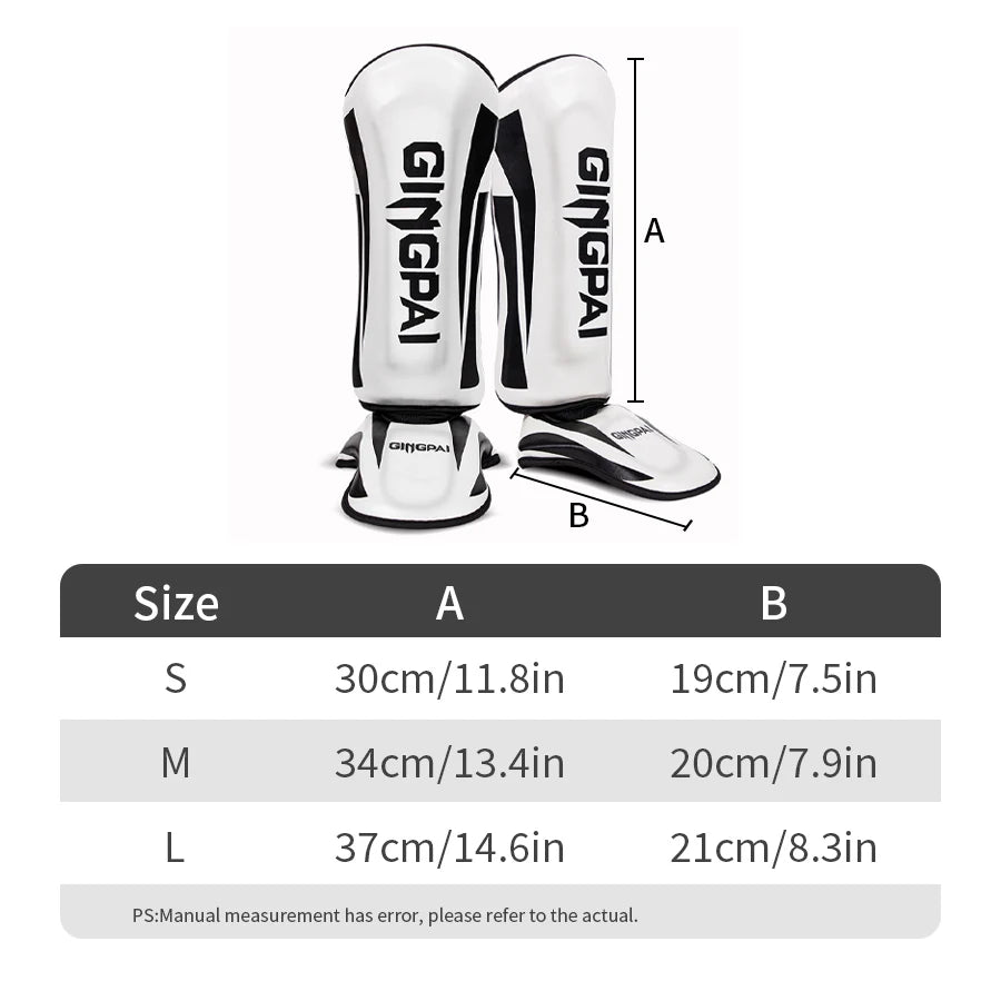 Muay Thai & Kickboxing Shin Guards – Martial Arts Protective Pads for Boxing, Sparring & Training - FitZone360