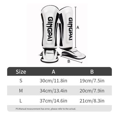 Muay Thai & Kickboxing Shin Guards – Martial Arts Protective Pads for Boxing, Sparring & Training - FitZone360