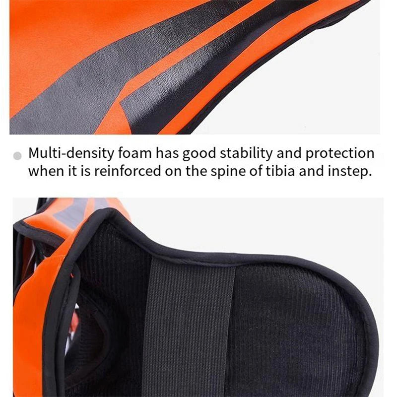 Muay Thai & Kickboxing Shin Guards – Martial Arts Protective Pads for Boxing, Sparring & Training - FitZone360
