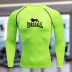 Lonsdale Men's Compression Gym Shirt – Quick-Dry Tight Fit for Fitness & Training - FitZone360