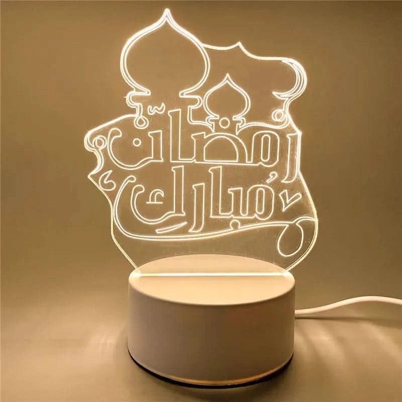 Gold Moon & Star Night Light | Decorative USB Lamp for Festivals or Home Décor - FitZone360