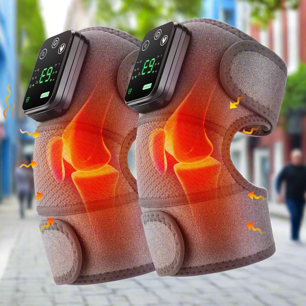 Electric Heating Vibration Massager for Knee's/Arthritis and Pain Relief - FitZone360