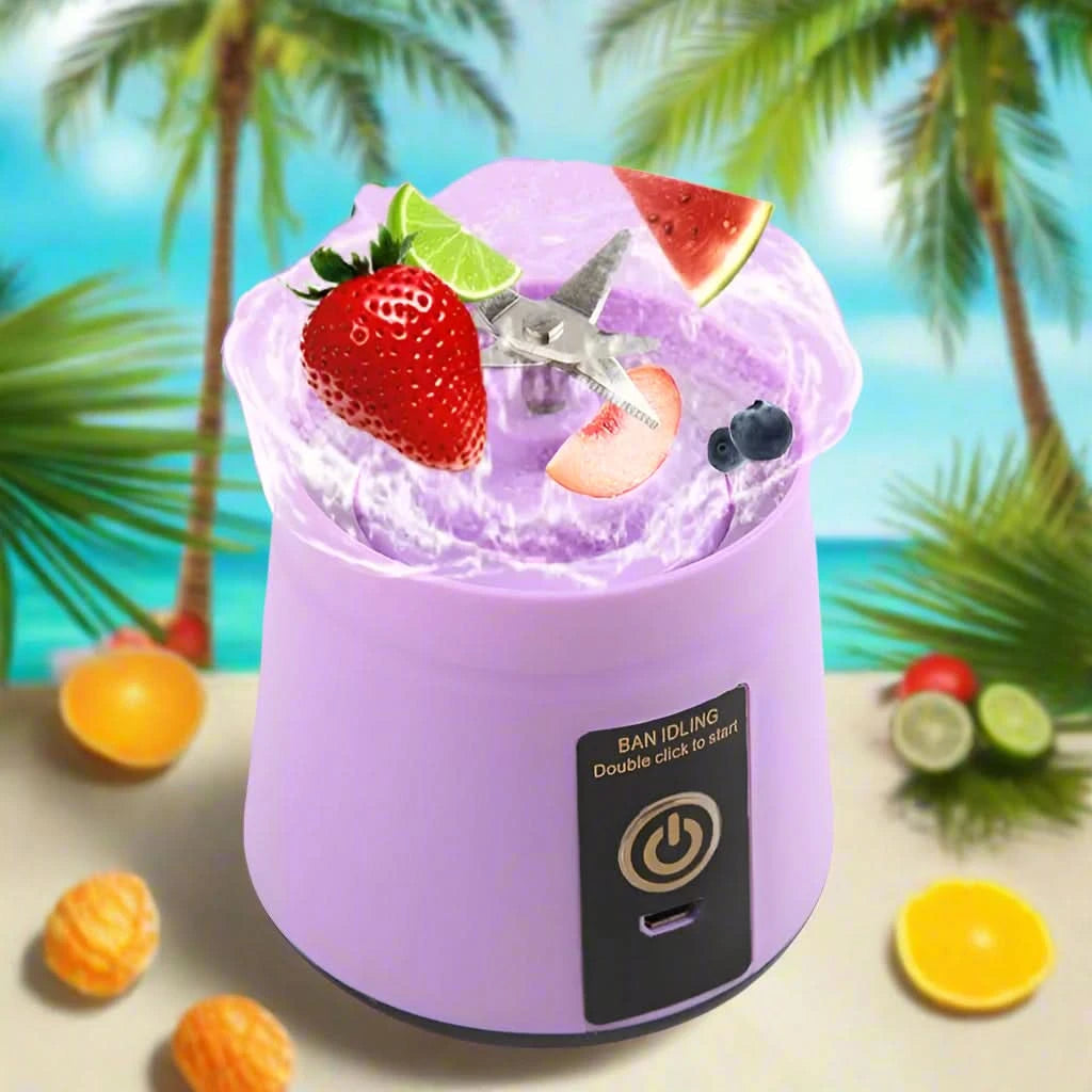 USB Fruit Juice Blender | Compact, Rechargeable Smoothie & Juice Maker for On-the-Go - FitZone360