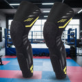 Padded Knee & Shin Compression Sleeve for Muay Thai, MMA & Martial Arts | Impact Protection, Support & Flexibility - FitZone360