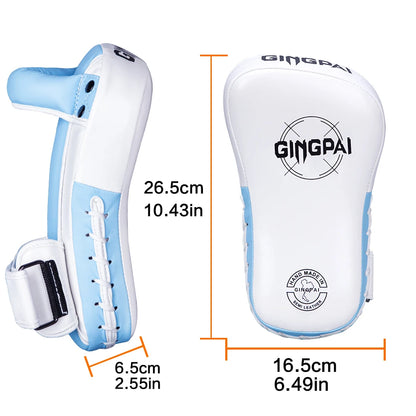 Muay Thai Pads | Kickboxing & MMA Striking Training | Single Arm Strap - FitZone360