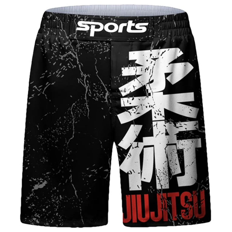 MMA Jiu Jitsu Rashguard & Shorts Set | BJJ Grappling Fightwear - FitZone360