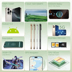 I16 Pro Max 7.3" HD 5G Smartphone – Global Android 14 Mobile Phone with Dual SIM, 8000mAh Battery, Unlocked 4G/5G Cellphone - FitZone360