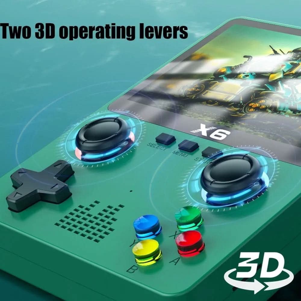 🎮 New X6 3.5-Inch IPS Screen Handheld Game Player | Elevate Your Gaming Experience! - FitZone360