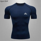 Lonsdale Men's Compression Gym Shirt – Quick-Dry Tight Fit for Fitness & Training - FitZone360