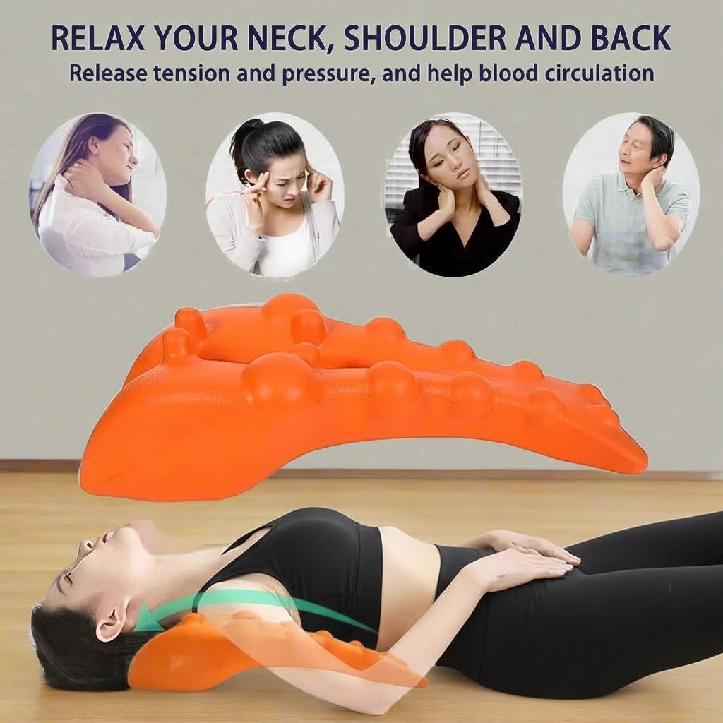 Cervical Massager | Neck Discomfort Relief, Posture Corrector | Deep Tissue Relaxation - FitZone360