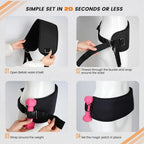 Hip Thrust Belt for Glute Workouts | Supports Dumbbells, Kettlebells & Plates | Home & Gym Fitness Accessory - FitZone360
