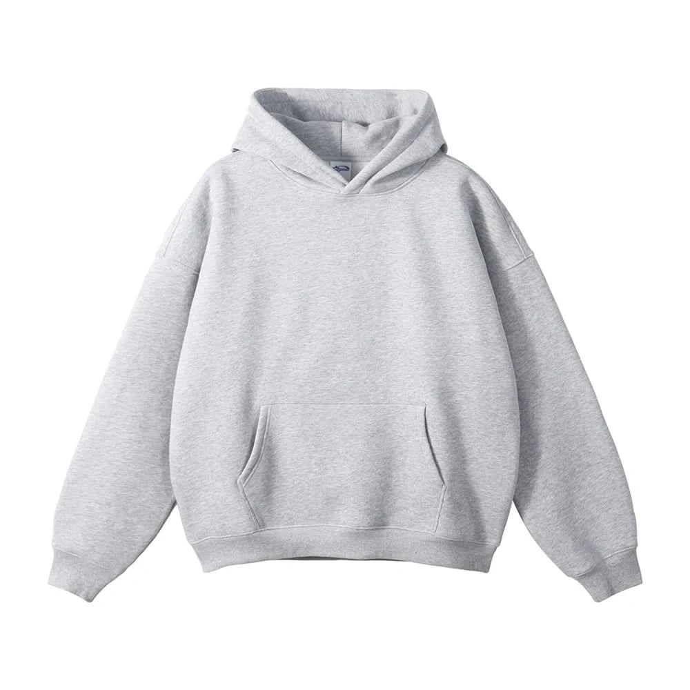 Fleece Hooded Sweatshirt | Unisex Oversized Winter Hoodie Pullover - FitZone360