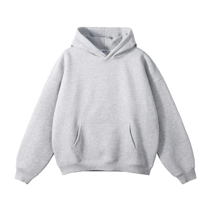 Fleece Hooded Sweatshirt | Unisex Oversized Winter Hoodie Pullover - FitZone360
