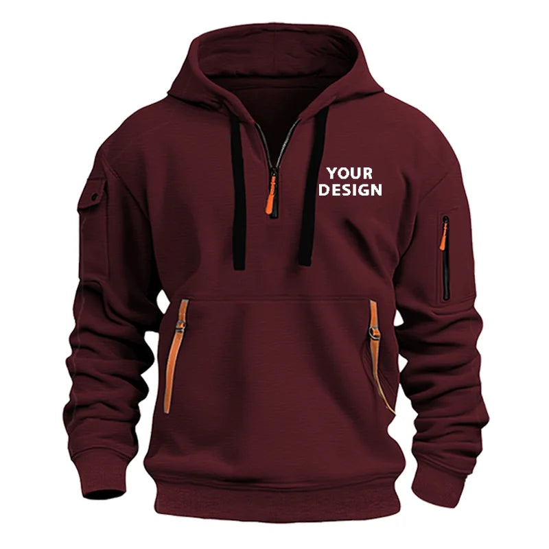 Custom Logo Tactical Hoodie – Personalized Gym, Boxing & Team Hoodie