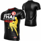 Fashion Muay Thai Sports T-Shirt | Lightweight, Breathable Fitness & Combat Training Tee - FitZone360