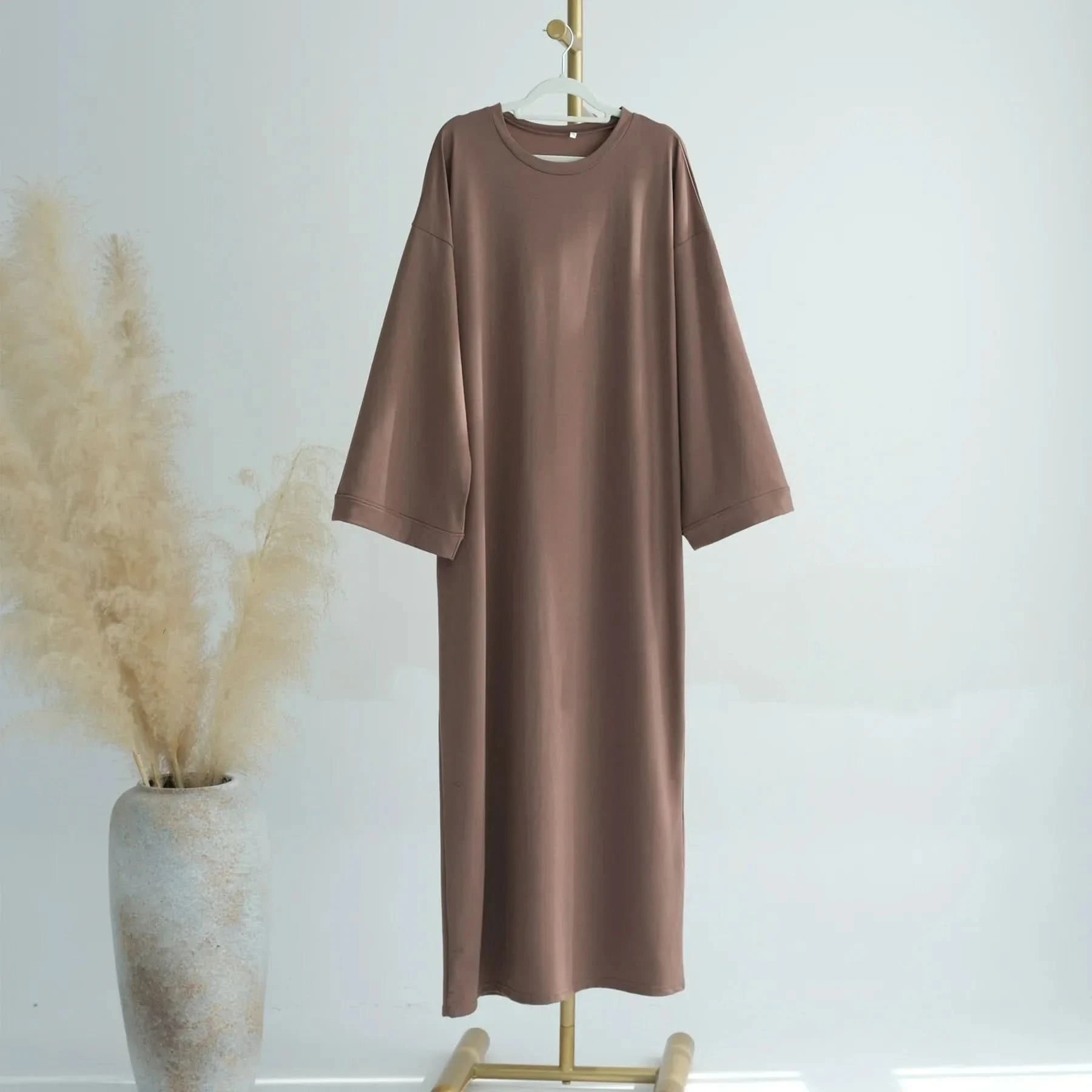 Casual Muslim Abaya Sweatshirt Dress for Women | Modest Daily Wear - FitZone360