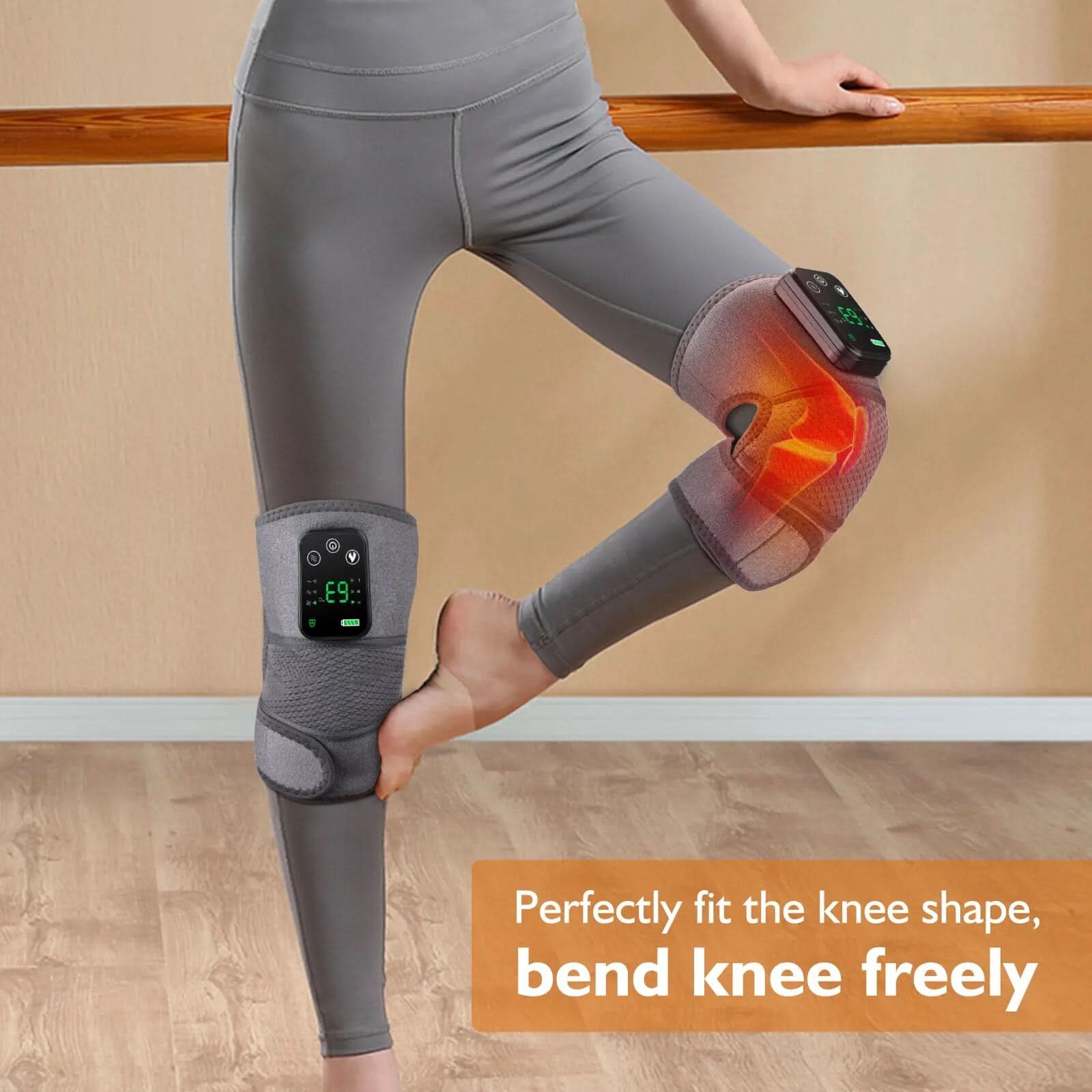 Electric Heating Vibration Massager for Knee's/Arthritis and Pain Relief - FitZone360