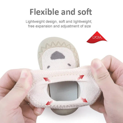 Non-Slip Toddler Shoes with Anti-Drop Soft Soles for Newborns. Soft Cartoon Baby Floor Socks for Spring and Summer –