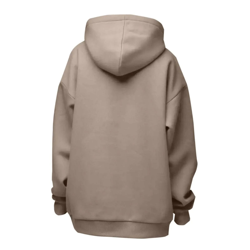 Trendy Solid Color Sports Hoodies | Fleece Sweatshirts for Men & Women | Couple Pullover for Spring & Autumn - FitZone360