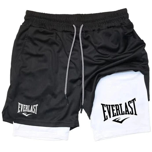 Everlast 2-Layer Compression Training Shorts | Boxing, MMA & Muay Thai - FitZone360