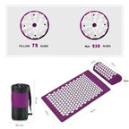 Massage Yoga Mat for Back Pain Relief, Needle Yoga Massage Mat with Acupressure - FitZone360