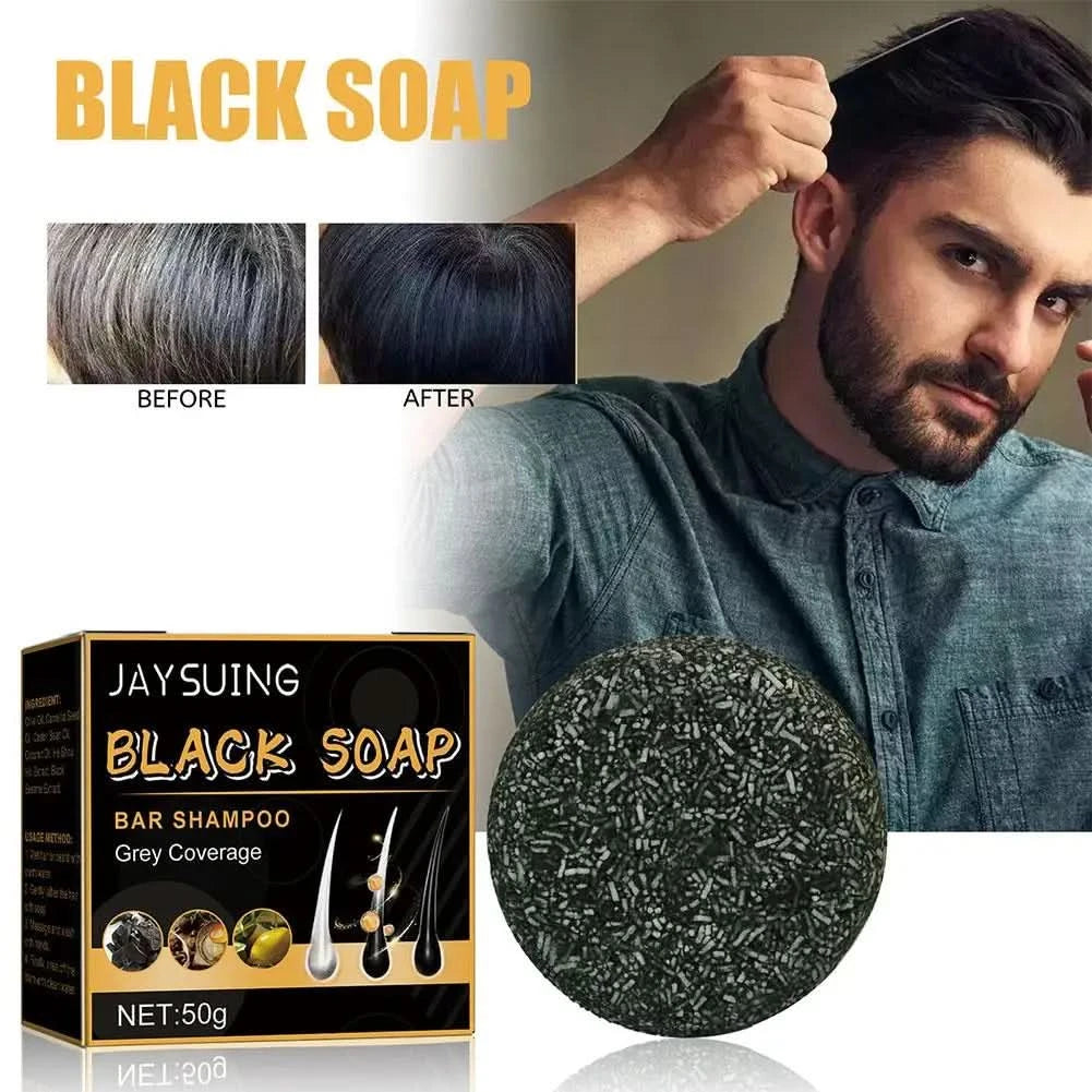 Hair Darkening Shampoo Bar 50g | Restore & Darken Hair - FitZone360