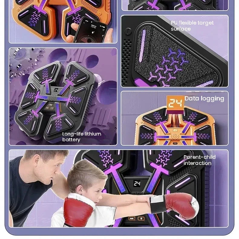 Interactive Music Boxing Pad | Perfect Gift for Kids & Adults - FitZone360