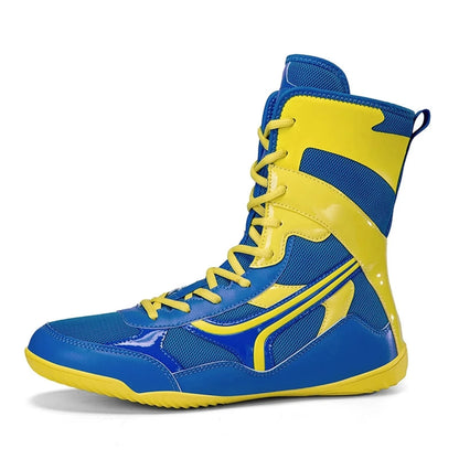 Professional Boxing Boots | High-Top Lightweight Ring Footwear - FitZone360